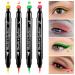 BINGBRUSH 4Pcs Double-head Liquid Stamp Eyeliner - 5 in 1 Shapes Face Stamps Makeup, Waterproof and High Pigment Liquid Eyeliner - Colorful and Slim Gel Felt Tip - Buy Online on GoSupps.com