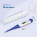 Digital Oral Thermometer for Adults - Fast Reading Fever Thermometer in Dark Blue - Buy Online on GoSupps.com