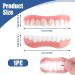 2 Pairs Cosmetic Denture Natural Fake Tooth To Place Perfect Smile Denture Fake Temporary Dental Appliance Upper And Lower Denture For Men Women With Bad Teeth - Buy Online on GoSupps.com