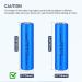 Buy 18650 Rechargeable Battery 4-Pack - 3000mAh Pre-Charged 3.7V for Flashlights Headlamps Shavers & Fans - International Shipping Available - Buy Online on GoSupps.com