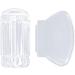 Nail Art Stickers for Women | Party Decorations Removable Nail Stamps & Manicure Tools - Translucent White - Buy Online on GoSupps.com