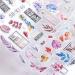 Manicure With Textured Slider Gel Geometry French Design Nail Stickers Acrylic 5D Colorful(5D-K150) - Buy Online on GoSupps.com