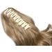12 Curly Ash Blonde Claw Clip Ponytail Hair Extension - Synthetic Hairpiece - Buy Online on GoSupps.com