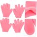 Healeved 2 Pairs Moisturizing Gloves Lotion Mittens Hand Moisturizing Glove Gloves for Sleeping Sleep Gloves for Dry Hand Silicone Gloves Pink Silica Gel Miss Dry Hands Full Foot Cover - Buy Online on GoSupps.com
