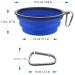 Buy Moacc Foldable Silicone Dog Bowls - 2 Pieces Travel Bowl for Dogs & Cats | Durable Portable 1000ml Safe Design with Mountain Staligs Buckle - Blue & Red - Buy Online on GoSupps.com