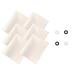 Natural Chamois Glasses Cleaning Cloths Microfiber Cleaning Cloth for Eyeglasses Lens Screens Tablets Glasses 6 Pack 6 x 8inch