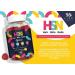 99Life | Hair Nail and Skin Gummies Without Sugars and Additives | Food Supplement with Vitamins A C D E B6 B12 Biotin Folic Acid and Zinc | 100% Vegan | 60 Gummies - Buy Online on GoSupps.com