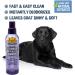 Waterless Dog Shampoo | Natural Dry Shampoo for Dogs & Cats | Vet Approved - Lavender 8oz - Buy Online on GoSupps.com