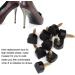 Non-Slip High Heel Dowels Protector 24Pcs - Ideal for Races, Weddings, Formal Occasions (13x13mm) - Buy Online on GoSupps.com