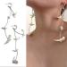 Feyley Long Tassel Earrings - Shell & Pearl-Drop Jewelry for Women & Girls | Bohemian Beach Gift - Buy Online on GoSupps.com
