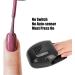 Portable Nail Dryer - Quick Cooling Fan for Fast Nail Polish Drying (Black) - Ideal for Home and Salon Use - Buy Online on GoSupps.com
