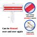 Pet Hair Remover & Reusable Lint Roller - Effective Cat & Dog Fur Removal Tool for Furniture Carpet Clothing | Portable Multi-Surface Solution (Red - Buy Online on GoSupps.com