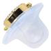 Luxury Baby Pacifier with Rhinestones | Golden Bling for Newborns | 6-18 Months - Blue | Stylish and Safe Pacifier Wraps - Buy Online on GoSupps.com