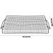 Portable BBQ Grill Mesh Mat with Handle - Non-Stick Barbecue Rack for Outdoor BBQ Camping & Parties - Buy Online on GoSupps.com