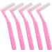 L-Shaped Interdental Brushes - 5 Pack for Effective Plaque Removal | Ideal for Braces & Between Teeth | Pink Cups - Buy Online on GoSupps.com