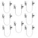 Window Restrictor HOMGEN Professional 8pcs Window Restrictor Locks Baby Security Window Locks for Child Baby Safety Window Restrictor Locks with Screws Keys Perfect for The Children Safety Style-A