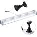 2 Set Acrylic Nail Design Practice Stands with 96 White Reusable Adhesive Putty - Magnetic Holders for Training Fingernail Display and DIY Nail Art - Black - Buy Online on GoSupps.com