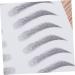 Housoutil 2pcs 3d Eyebrow Stickers Hair- Waterproof Eyebrow Beauty Tools Artificial Eyebrow Make up Set 6d - Buy Online on GoSupps.com
