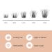 72 Pcs DIY C Curl Lash Clusters 8-16mm | Reusable Individual Cluster Lashes for Professional Makeup - Buy Online on GoSupps.com
