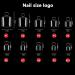 500 Pieces Artificial Toe Nails - 10 Sizes Natural Acrylic Toenails Set | Nail Art Fake Toenail Tips for Perfect Pedicure - Buy Online on GoSupps.com