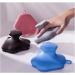 Silicone Face Scrubber Exfoliating Brush for Men and Women - Black - Buy Online on GoSupps.com