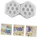 Operitacx Box Dice Box Mold Resin Epoxy Silicone Mold Epoxy Silicone Casting Mold Seven Piece Set Hexagon - Buy Online on GoSupps.com