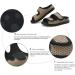 KXSM Unisex Diabetic Slippers | Extra Wide Adjustable Memory Foam Comfort | Anti-Slip Elderly Walking Sandals - Black Size 49 - Buy Online on GoSupps.com