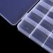 RLECS 2PCS Transparent Plastic Jewelry Organizer Box - 24 Slots Storage Container for Bead Rings Display - Buy Online on GoSupps.com