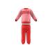 adidas Baby Boys I Lin Jogg Ft Tracksuit 62 (0/3 Months) Rosglo / Roalre