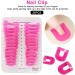 26pcs Plastic U Shape Nail Polish Protector | Reusable Nail Covers for Spill-Proof Manicures | Nail Art Accessories Rose Red - Buy Online on GoSupps.com