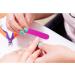 400 Pcs Mini Nail Files Bulk - Double Sided Emery Board Nail File for Natural Nails - Disposable Blue and Pink Manicure Tool Set for Home Salon Use - Travel Size for Men Women Kids - Buy Online on GoSupps.com