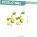 LIFKICH Faux Lemons Decor Realistic Decorative Lemon Branch Decor 2pcs Office Room Supplies Foam Household Wear-resistant Faux Plant Artificial Lemon Branches - Buy Online on GoSupps.com