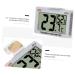 MipCase Mini Refrigerator Hygrometer - 3-Piece Glass Temperature & Humidity Measuring Device for Home & Aquarium - Multi-functional 5.5x5x1.5cm - Buy Online on GoSupps.com