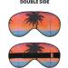 Tropical Sunset Print Unisex Eye Mask - Soft Light-Blocking Comfortable Sleep Mask for International Shipping - Buy Online on GoSupps.com
