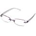 Foster Grant Women's Daniella PolarizedRoundReaders Purple/Transparent 2 x