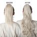 Runature 50cm Ponytail Extension - Real Hair Blonde Braid - Smooth 80g #800 - Buy Online on GoSupps.com