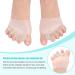 Angrek Toe Spreader Gel Set - 2PC Hallux Valgus & Bunion Relief | Toe Separator for Pain Relief in Yoga & Sports - Buy Online on GoSupps.com