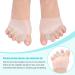 Gel Toe Separators Bunion Corrector with Metatarsal Pads - Hallux Valgus Relief and Callus Prevention - Buy Online on GoSupps.com