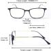 FEISEDY Blue Light Blocking Glasses for Men & Women - Lightweight Anti Eyestrain Frame B2681 Black 3.0x | Shop Internationally - Buy Online on GoSupps.com