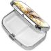 Elephant and Sunflower Small Pill Case - Cute 2 Compartment Travel Pill Box Organizer for Purse | Ideal Travel Gifts - Buy Online on GoSupps.com