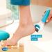 Scholl Velvet Smooth Electric Pedicure - Cracked Heels Treatment with Diamond Crystals - Light Blue - 1 Pack - Buy Online on GoSupps.com