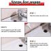 Mold Remover Gel Mold and Mildew Remover Bathroom Cleaner Silicone & Tile Stain Cleaner Gel Deep Clean Household Kitchen (2 Pcs) - Buy Online on GoSupps.com