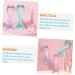 BIUDECO Makeup Gadgets Mascara Brush Silicone Molds for Candles Eyeliner Applicator Tool Eyeliner Aid Eyelash Comb Make up 15X5.7CM Pink - Buy Online on GoSupps.com