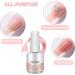 HERBENJOY Builder Gels 5 In 1 Nail Extension Gel 15ml Pink Strengthening Gel Base Gel Color Gel Nail Polish Foundation Gel Rhinestones Glue Gel For Nail Art (02 White) - Buy Online on GoSupps.com
