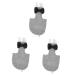 MipCase 3st Flying Bird Windulas Fashion clothing Sittich bird costume birdie decorative bird clothing Papagei cosplay clothing fashionable bird decorations The bird small parrot cotton grayx3st 12x6cmx3pcs