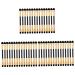 Beavorty 45 Pcs Eye shadow brush double sided makeup brush makeup makeup sponge brush eye shadow 12.5X0.5CMx3pcs As Shownx3pcs
