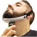 Beard Shaping Template Tool Trimmer Guide White Neckline Shaper DIY Flexible Adjustable Portable HandsMen Home Beard Styling Ruler Deft - Buy Online on GoSupps.com