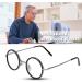 Retro Round Resin Reading Glasses - Lightweight Magnifying Presbyopic Spectacles for Eye Fatigue Relief (1.0/1.5/2.5/3.0/3.5) - Buy Online on GoSupps.com