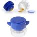 Buy Pill Grinder - Multifunctional Pill Splitter & Crusher with Storage Compartment - International Shipping Available - Buy Online on GoSupps.com