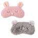 2 Pcs Sleep Eye Mask Animal Eye Mask Bunny Koala Sleeping Eye Mask for Kids Adult Girl Multicolor